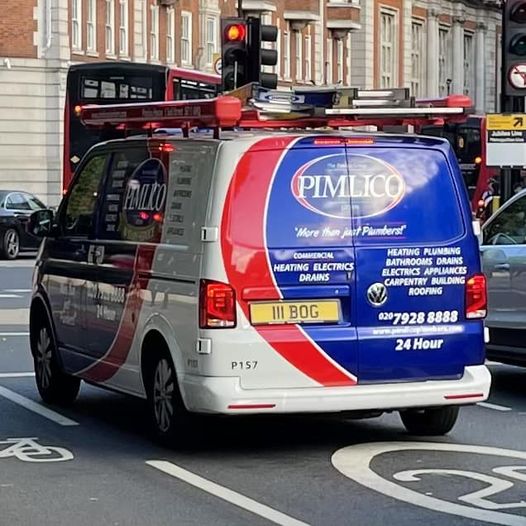 Pimlico Plumbers Number Plate 111 BOG