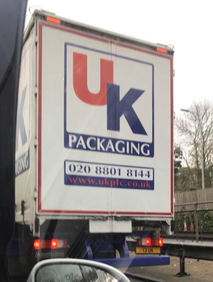 Number Plate UK Packaging PLC 13 UK