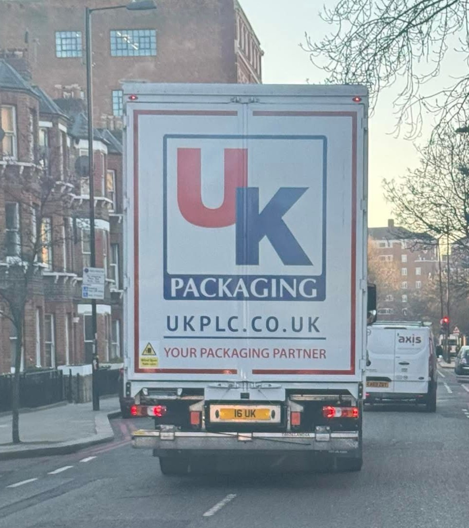 Number Plate UK Packaging PLC 16 UK