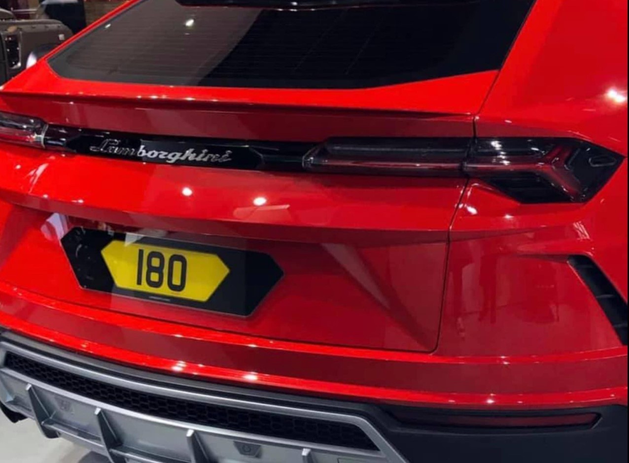 Number Plate All Number Look 18 O