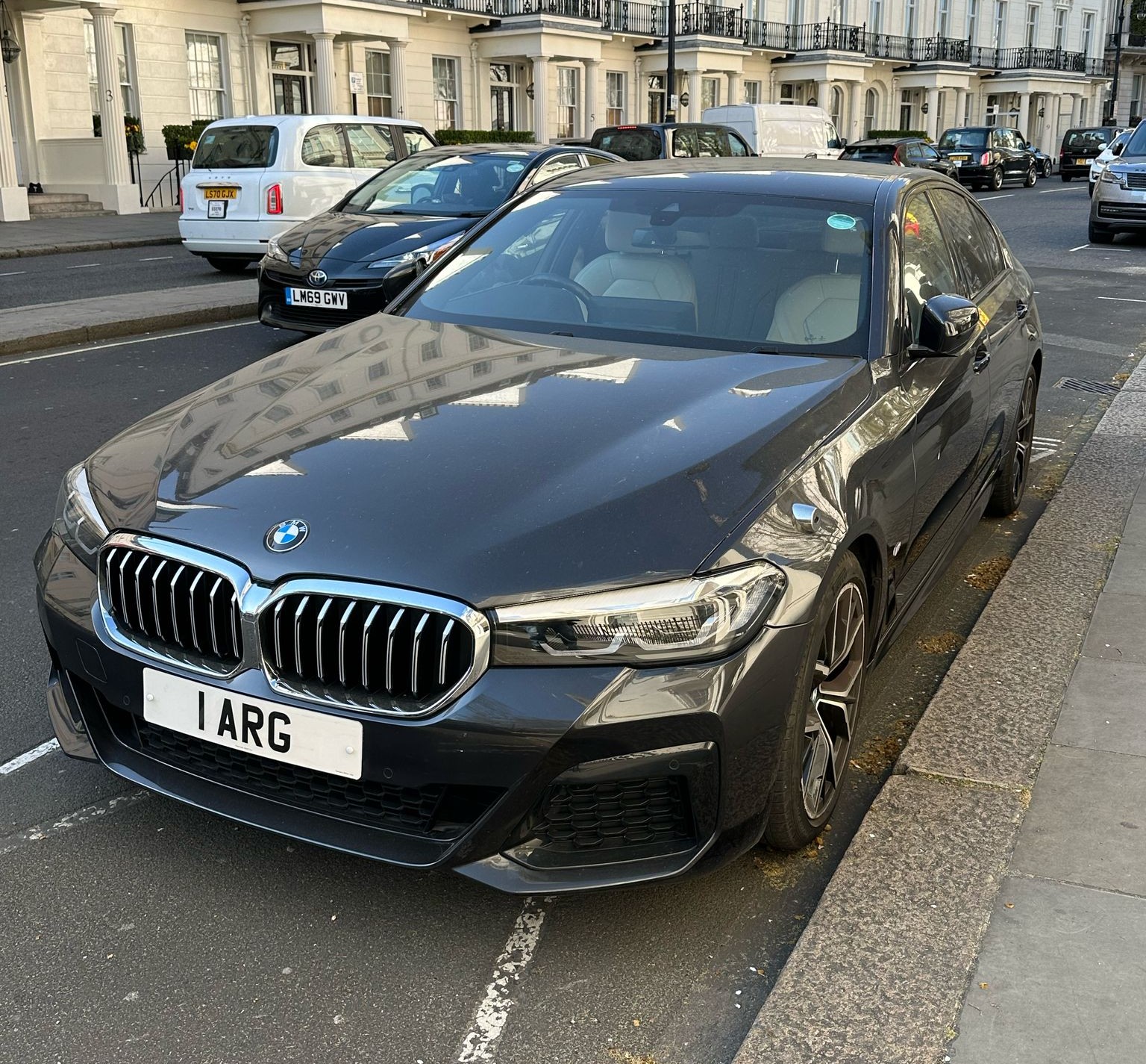 Embassy Diplomatic Flag UK Number Plate of Argentina - 1 ARG