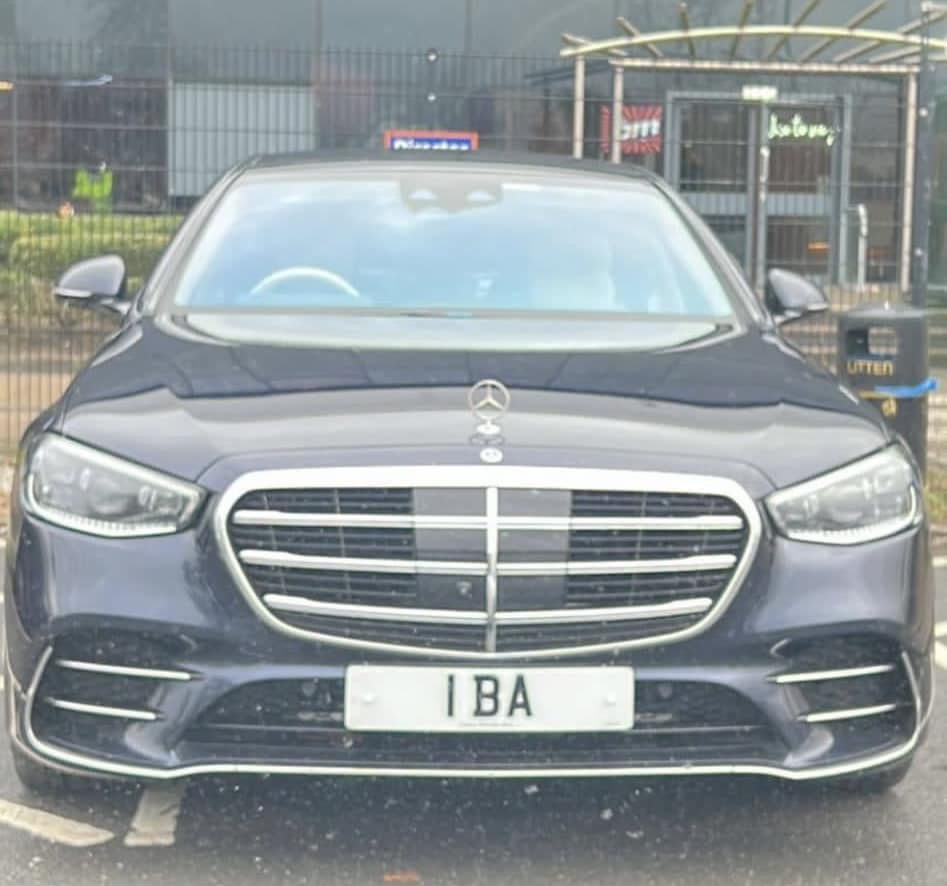 UK Number Plate 1 BA