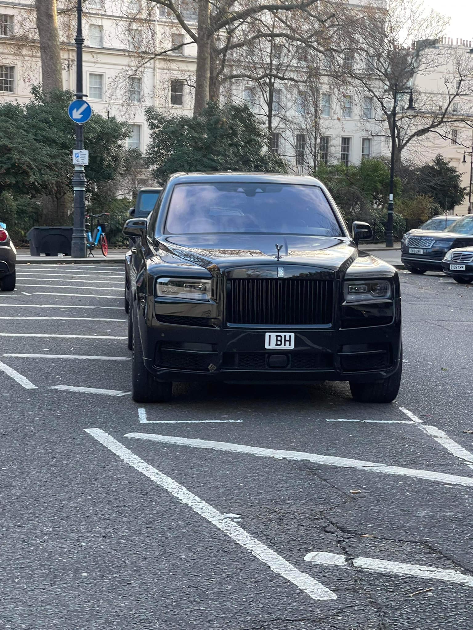 UK Number Plate 1 BH