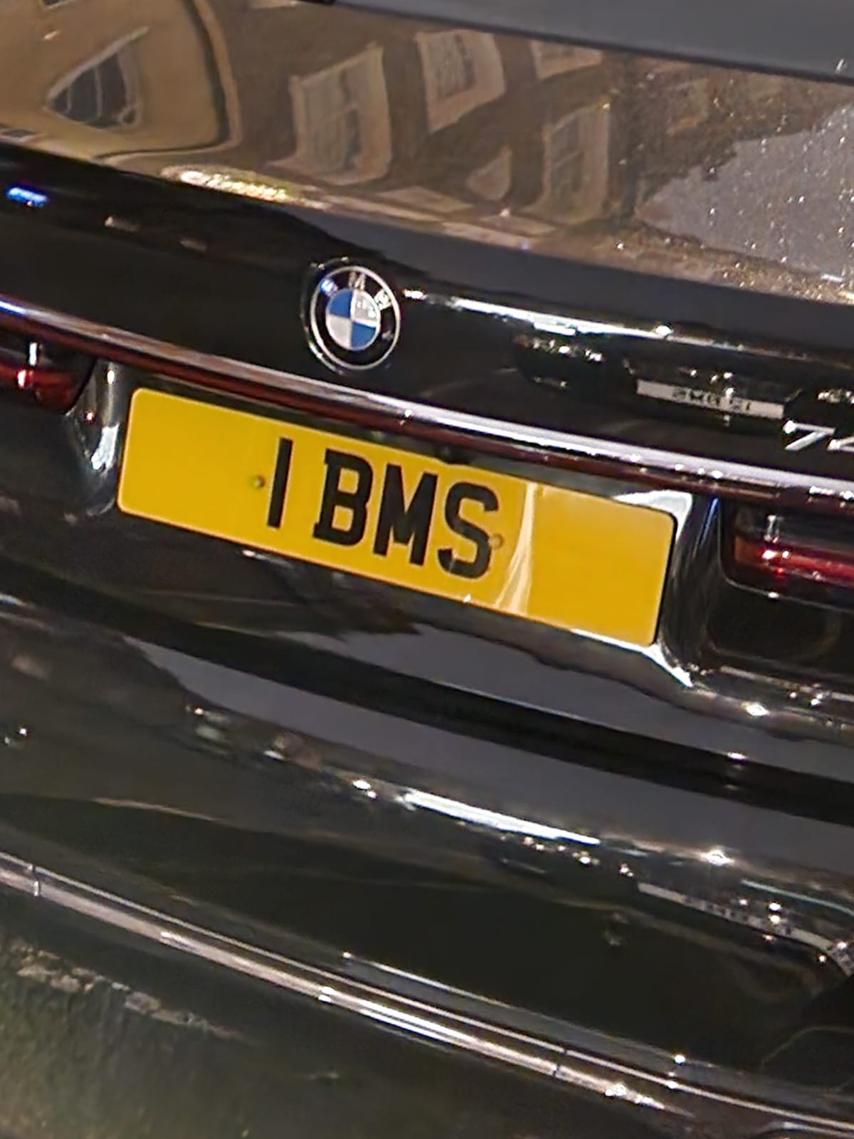 Embassy Diplomatic Flag UK Number Plate of The Bahamas - 1 BMS