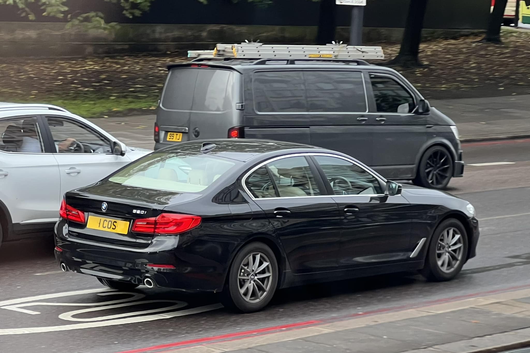 Embassy Diplomatic Flag UK Number Plate of Costa Rica - 1 COS