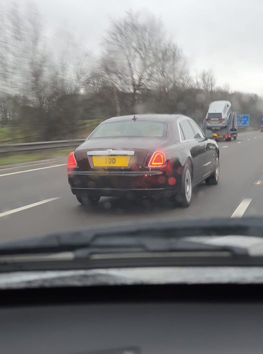 UK Number Plate 1 DD