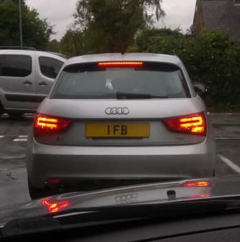 UK Number Plate 1 FB