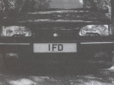UK Number Plate 1 FD (Image 2)