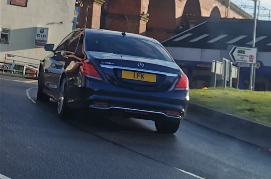 UK Number Plate 1 FK