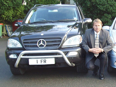 UK Number Plate 1 FR
