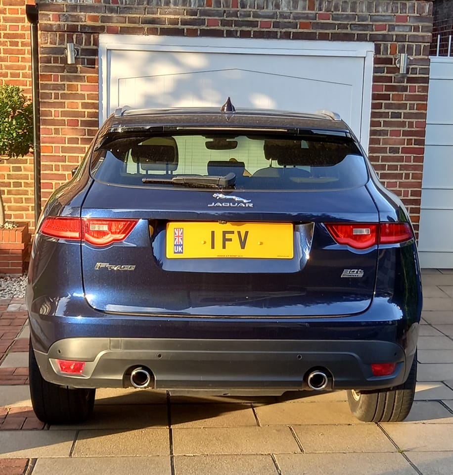 UK Number Plate 1 FV