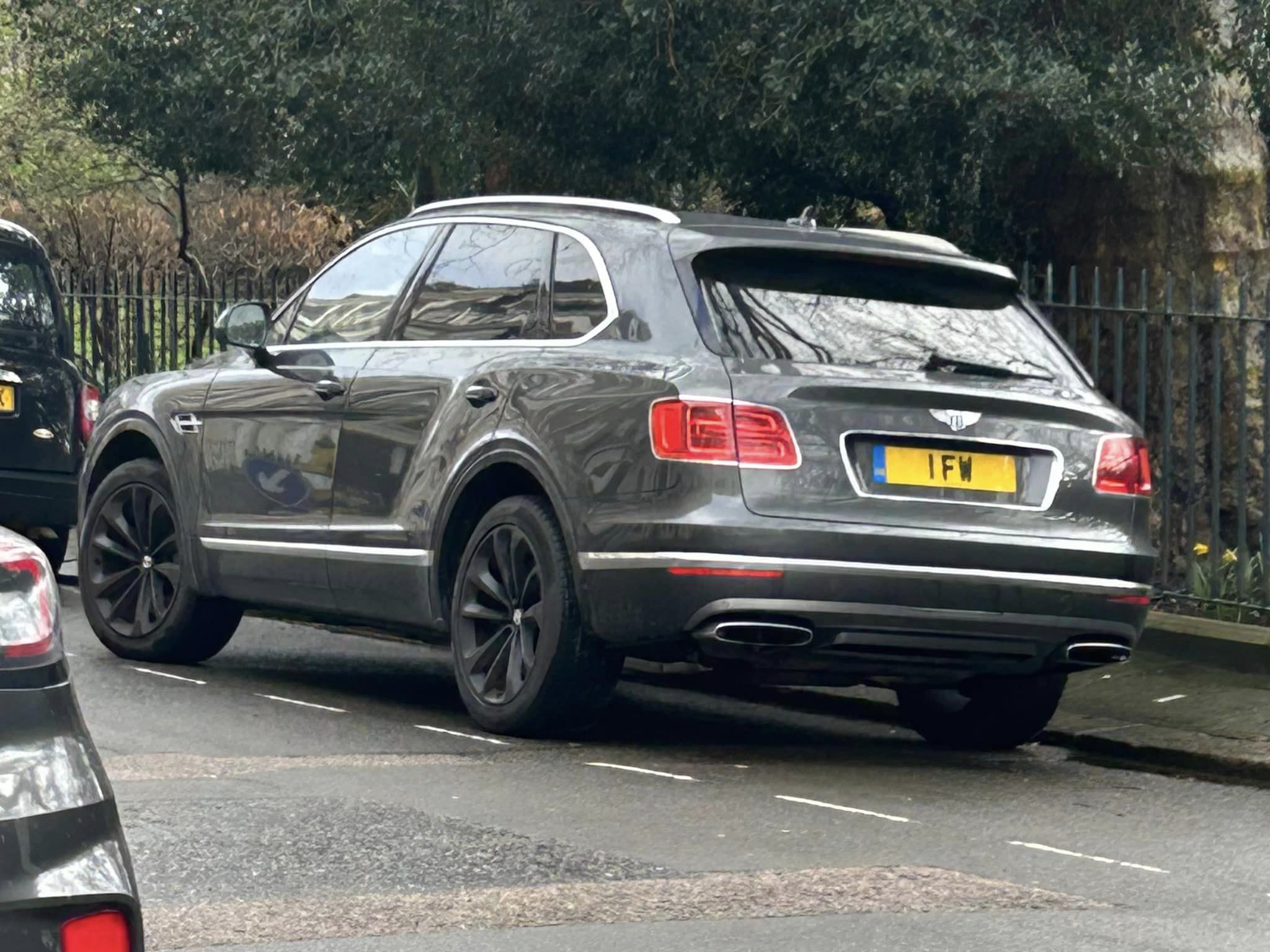 UK Number Plate 1 FW