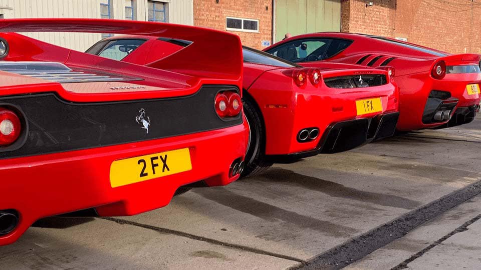 UK Number Plate 1 FX