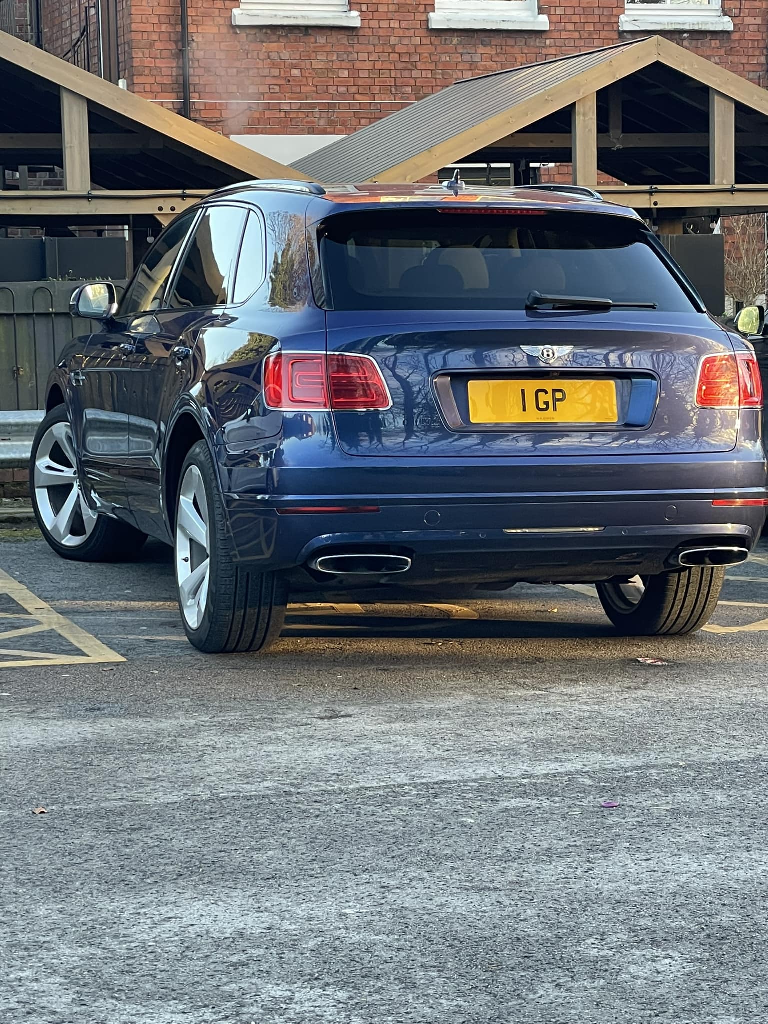 UK Number Plate 1 GP