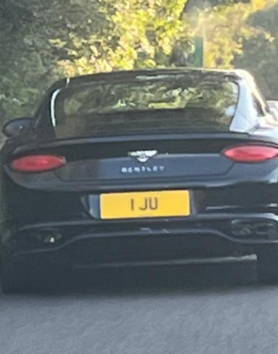 Number Plate 1 JU