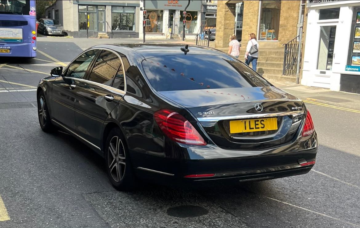 Embassy Diplomatic Flag UK Number Plate of Lesotho - 1 LES