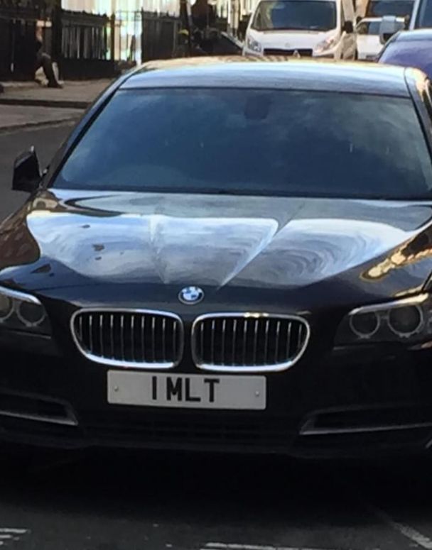 Embassy Diplomatic Flag UK Number Plate of Malta - 1 MLT