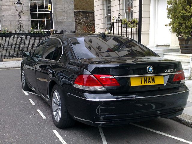 Embassy Diplomatic Flag UK Number Plate of Namibia - 1 NAM