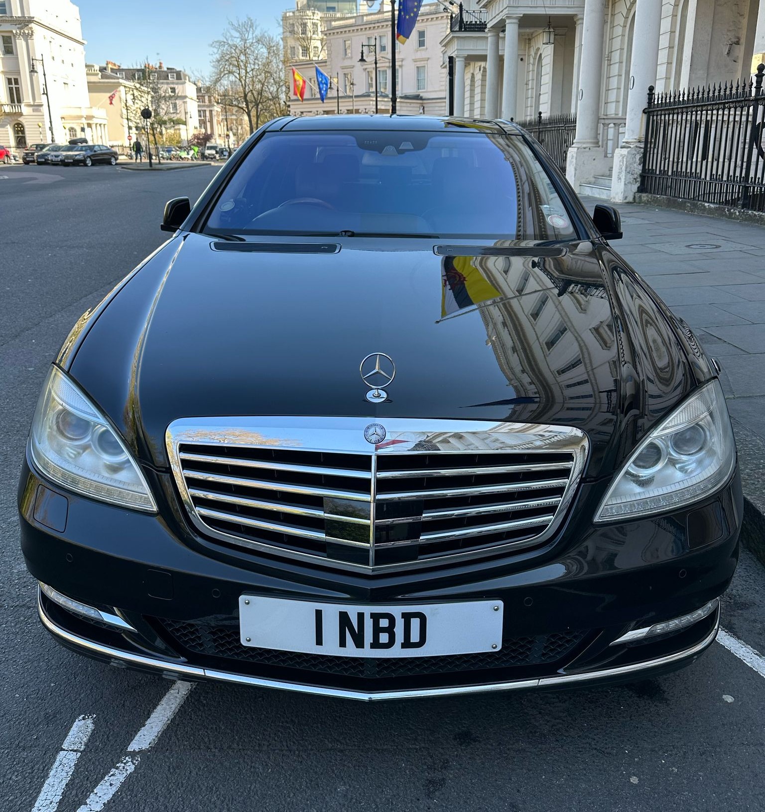 Embassy Diplomatic Flag UK Number Plate of Brunei - 1 NBD
