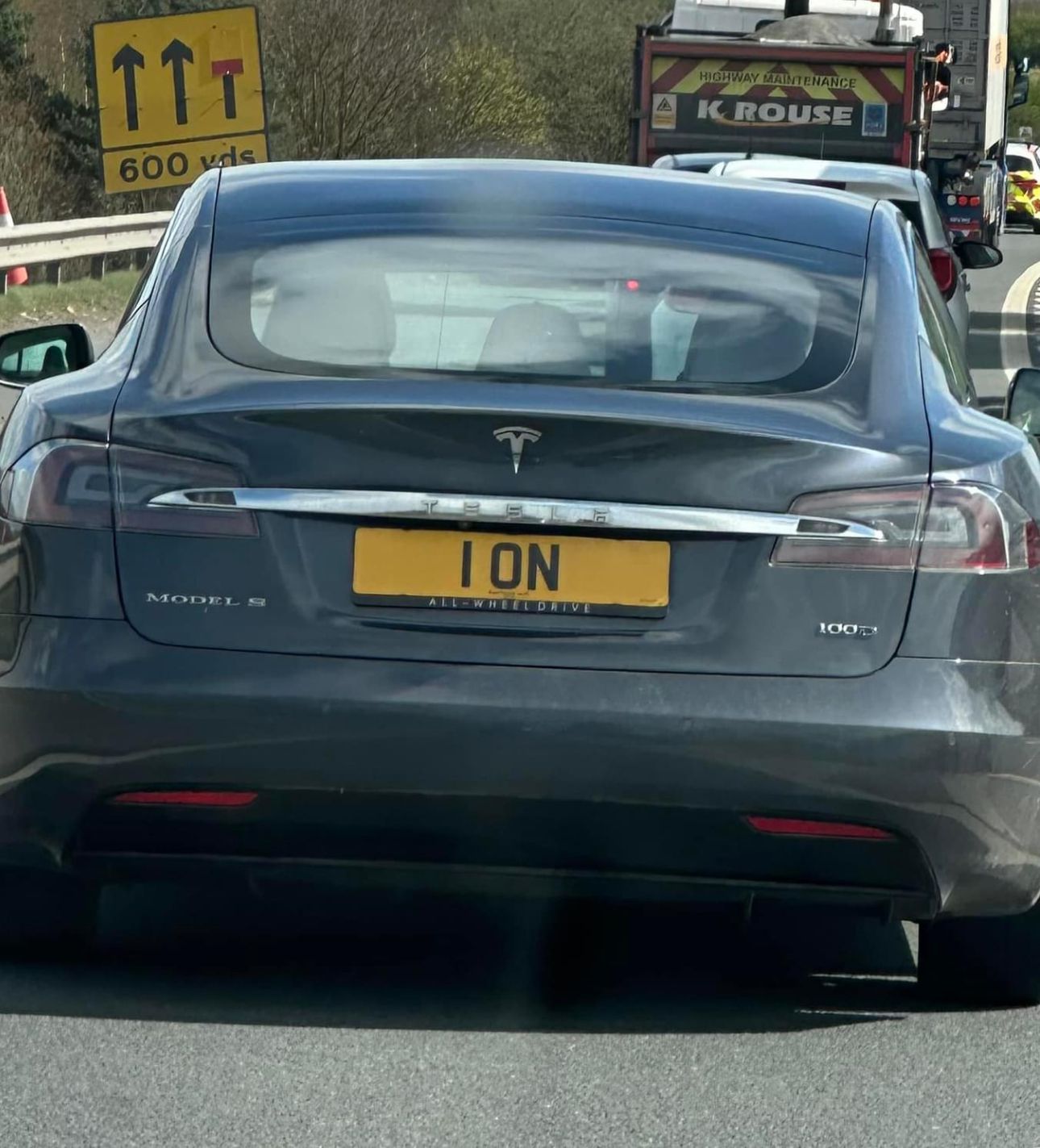 Number Plate 1 ON