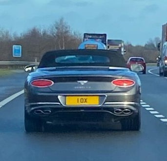 Number Plate 1 OX