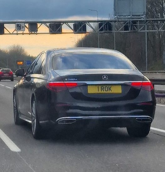 Embassy Diplomatic Flag UK Number Plate of South Korea - 1 ROK