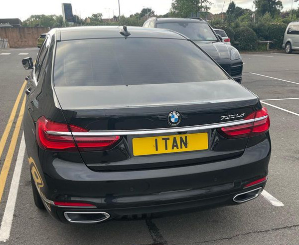 Embassy Diplomatic Flag UK Number Plate of Tanzania
