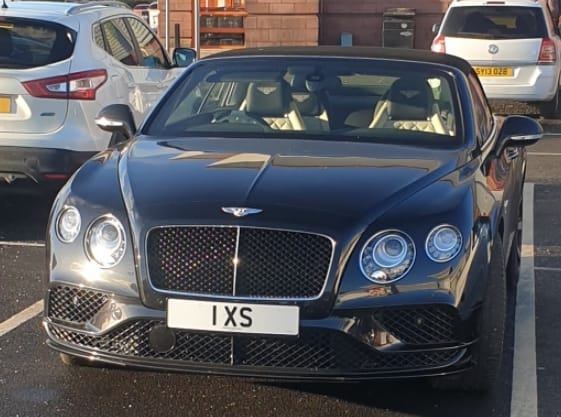Number Plate 1 XS