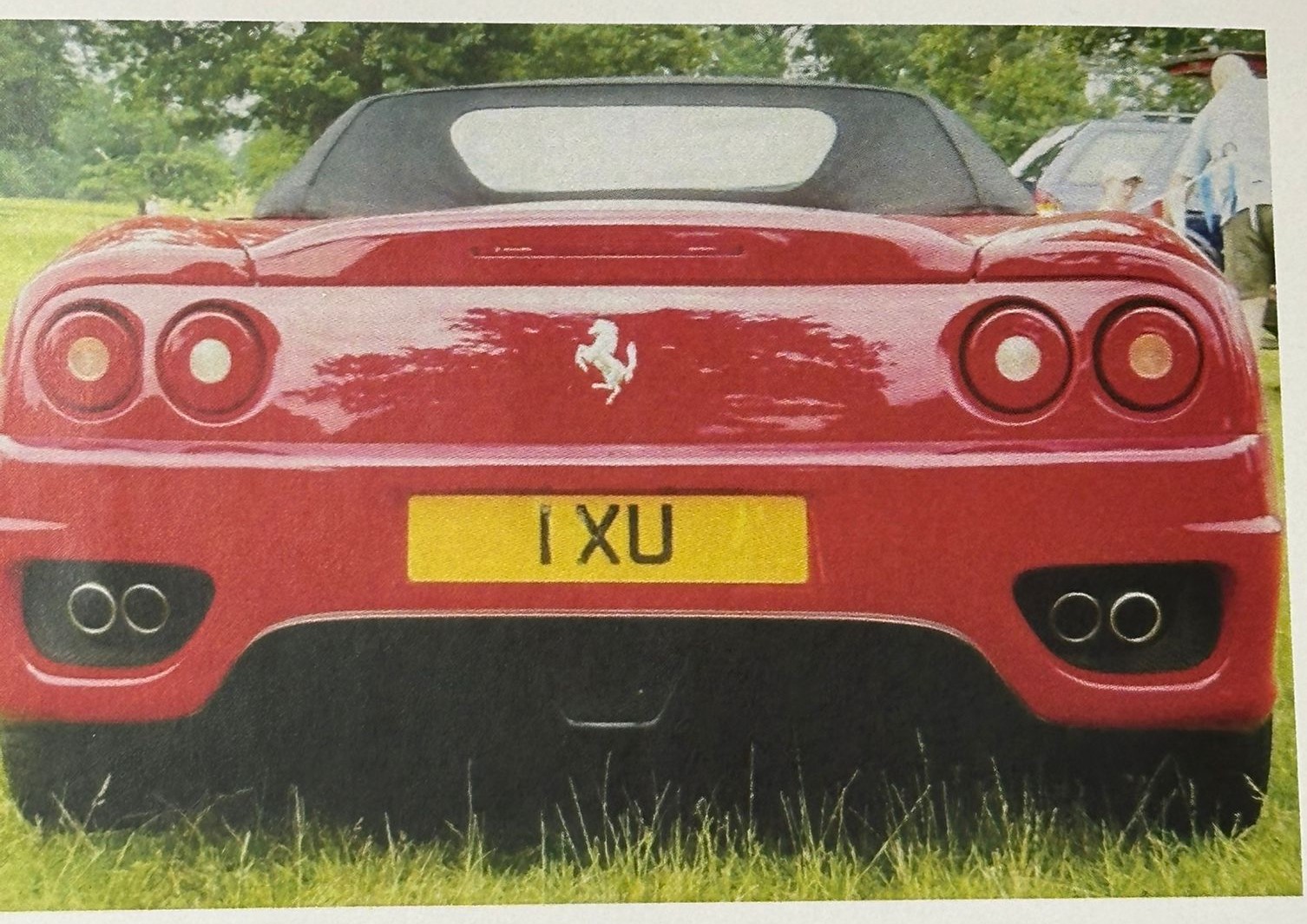 Number Plate 1 XU