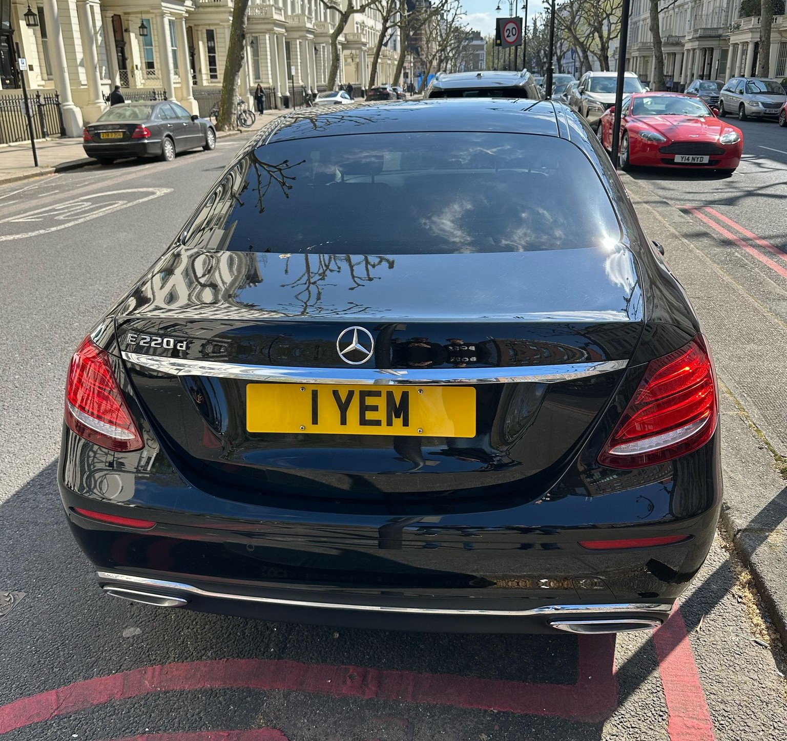 Embassy Diplomatic Flag UK Number Plate of Yemen - 1 YEM