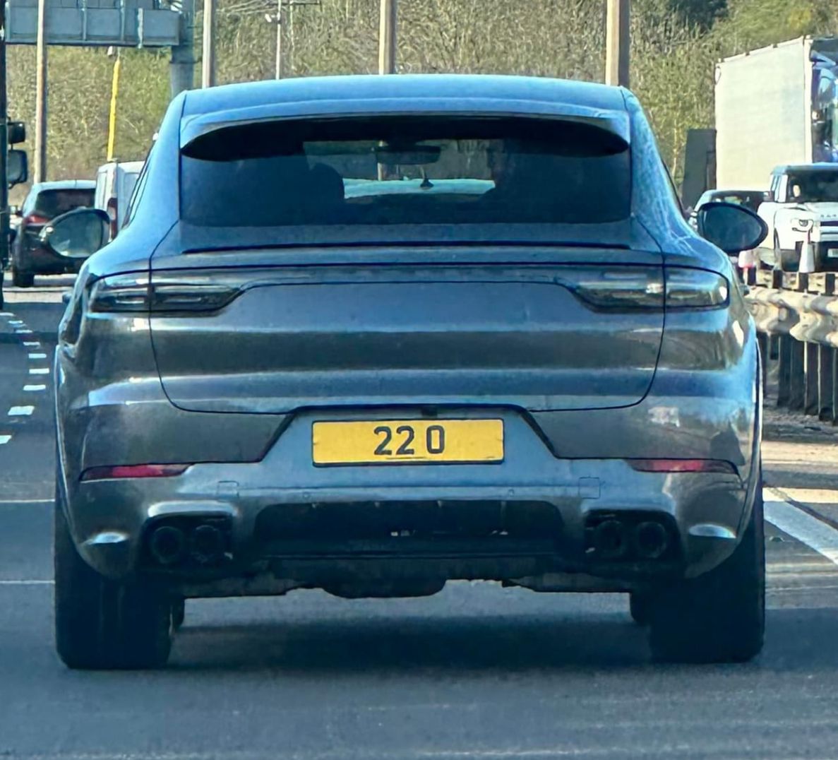 Number Plate All Number Look 22 O