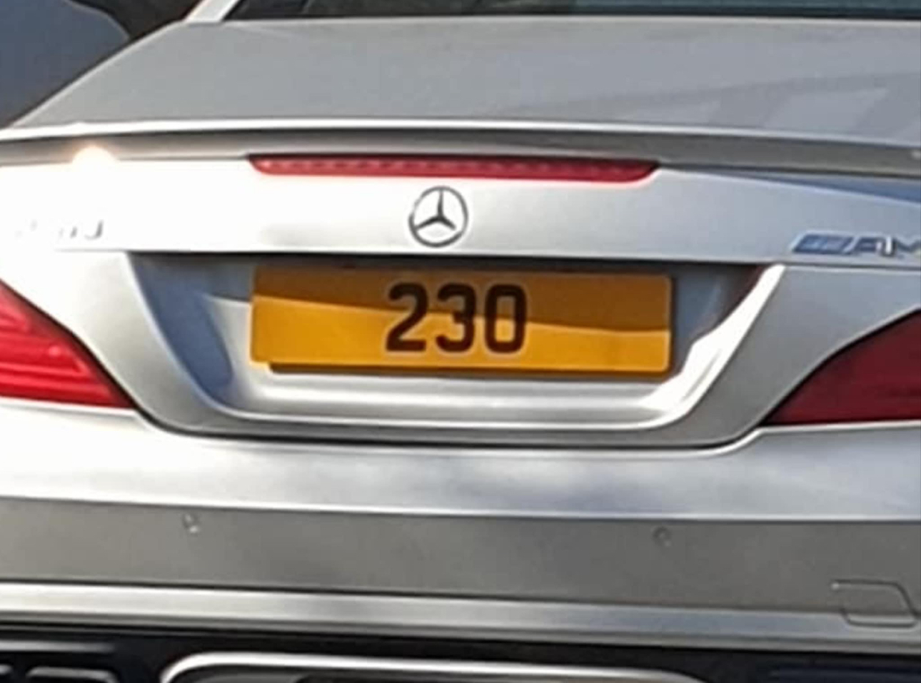 Number Plate All Number Look 23 O