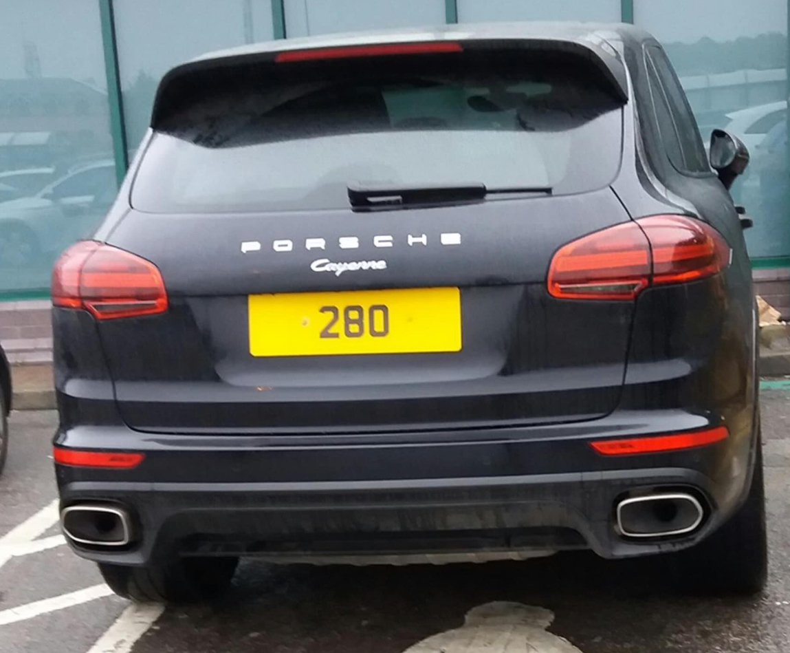 Number Plate All Number Look 28 O