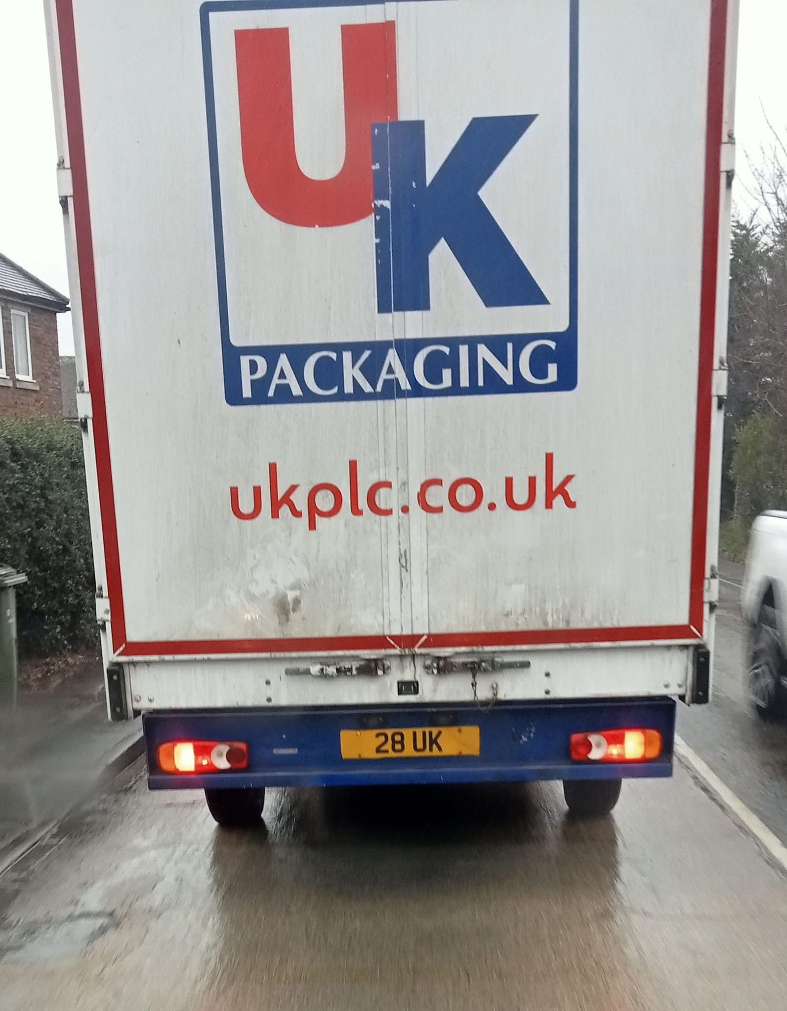 Number Plate UK Packaging PLC 28 UK