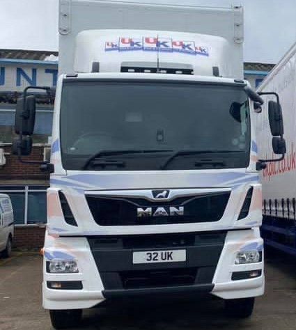 Number Plate UK Packaging PLC 32 UK