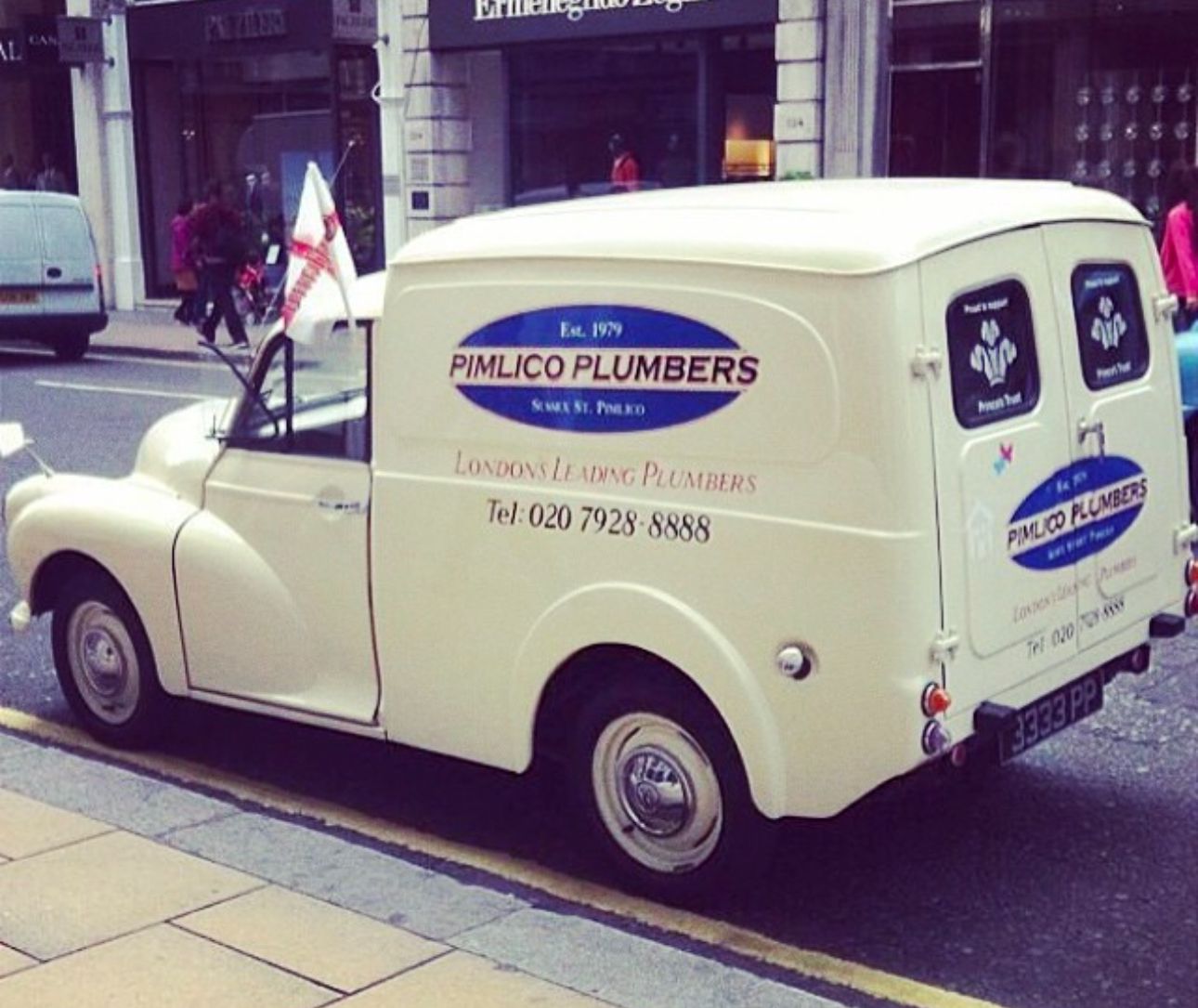 Pimlico Plumbers Number Plate 3333 PP