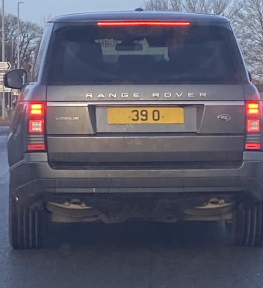 Number Plate All Number Look 39 O