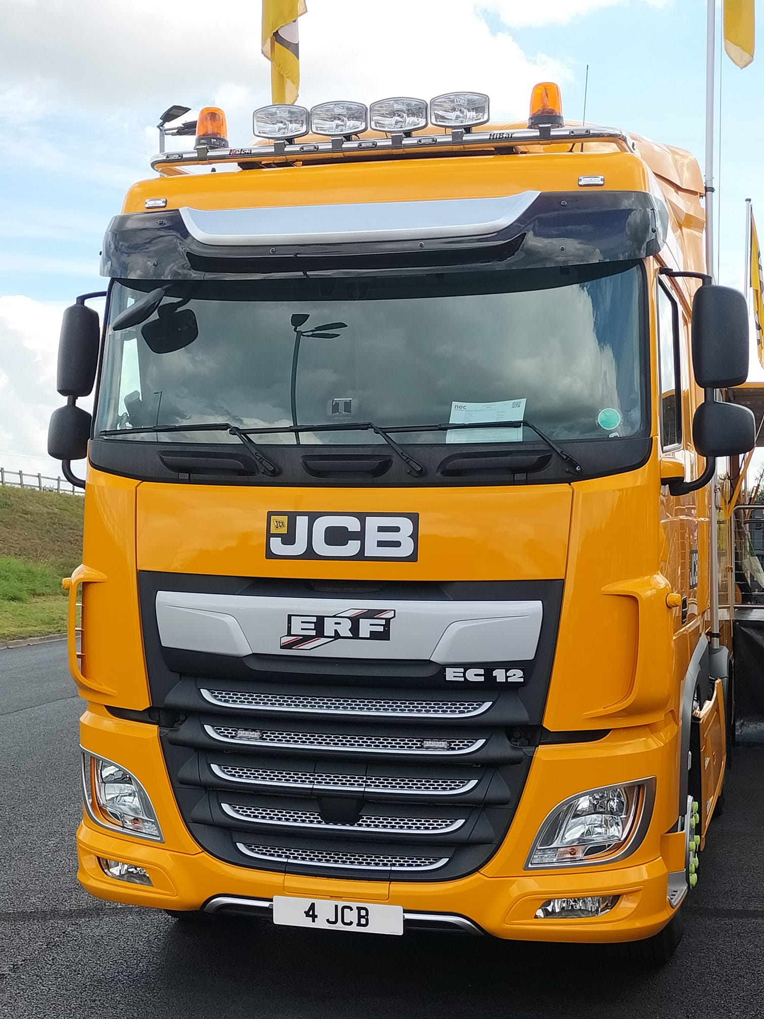 JCB Number Plate 4 JCB