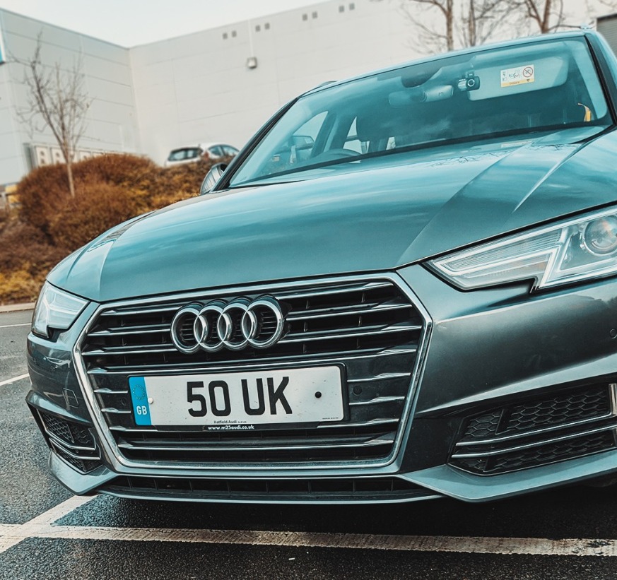 Number Plate UK Packaging PLC 50 UK