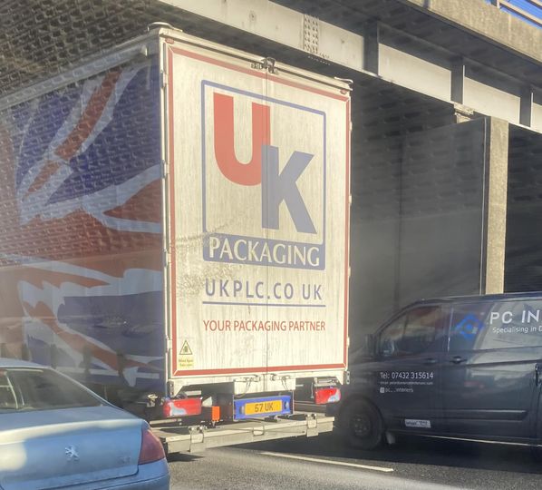 Number Plate UK Packaging PLC 57 UK