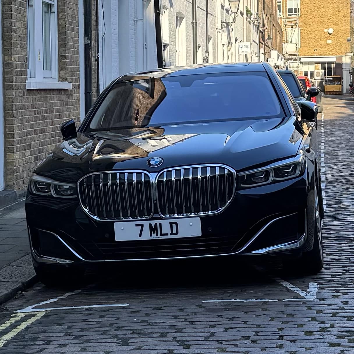 Embassy Diplomatic Flag UK Number Plate of The Maldives - 7 MLD