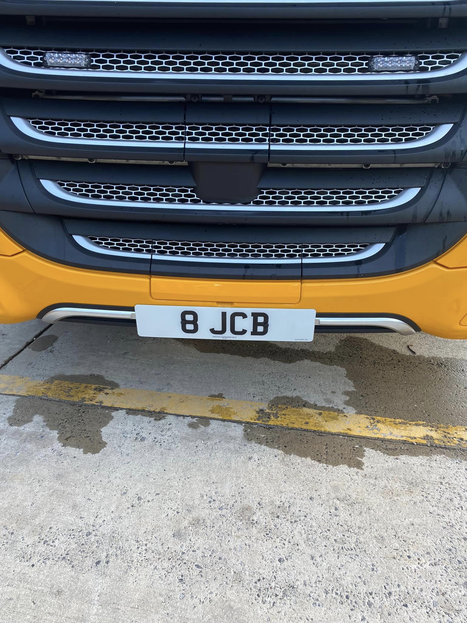 JCB Number Plate 8 JCB