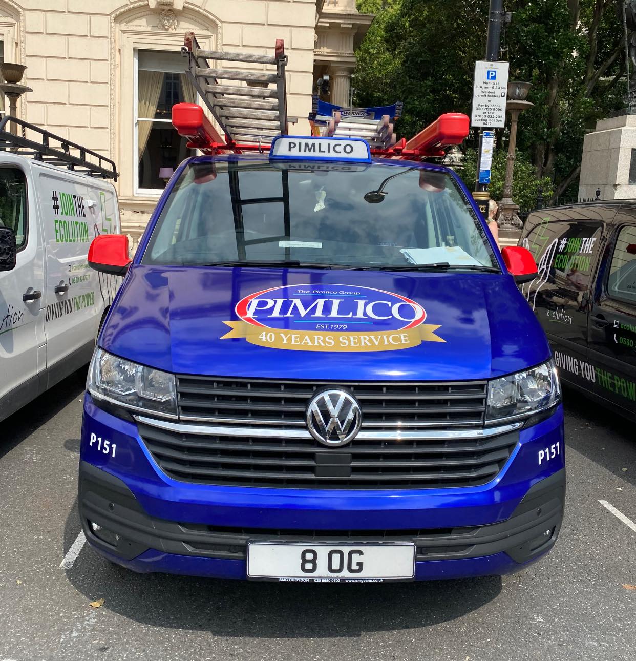 Pimlico Plumbers Number Plate 8 OG