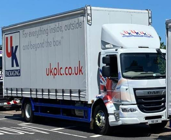 Number Plate UK Packaging PLC 96 UK