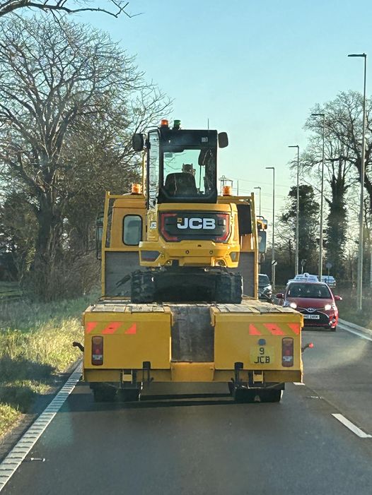 JCB Number Plate 9 JCB