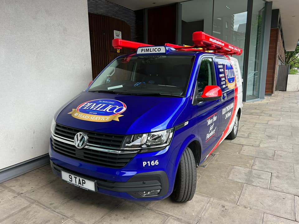 Pimlico Plumbers Number Plate 9 TAP