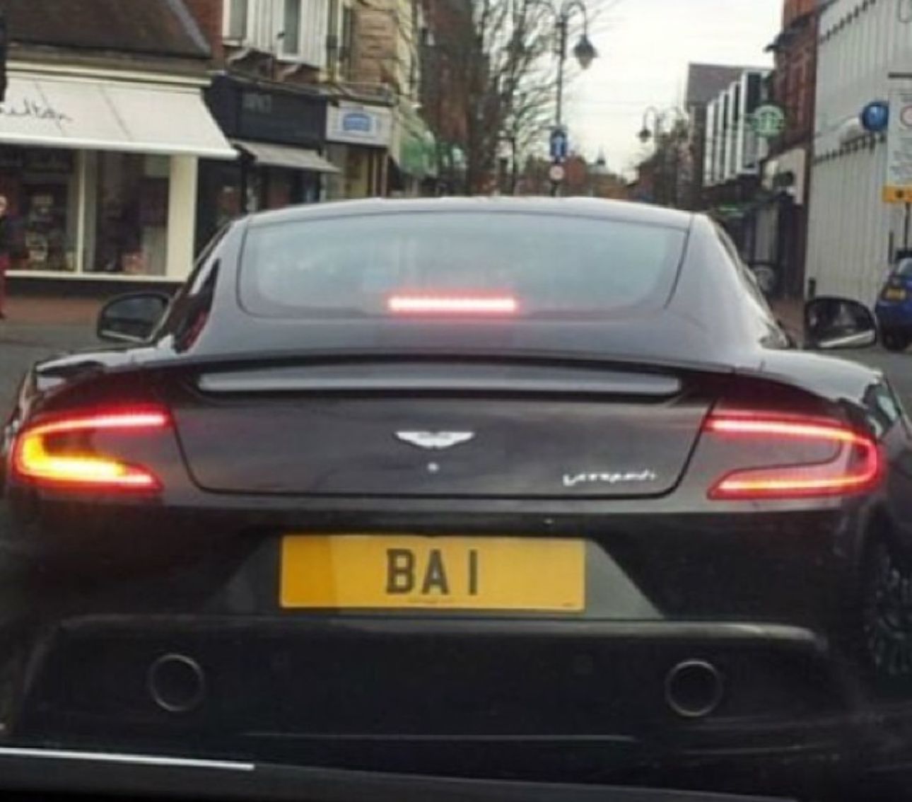 UK Number Plate BA 1