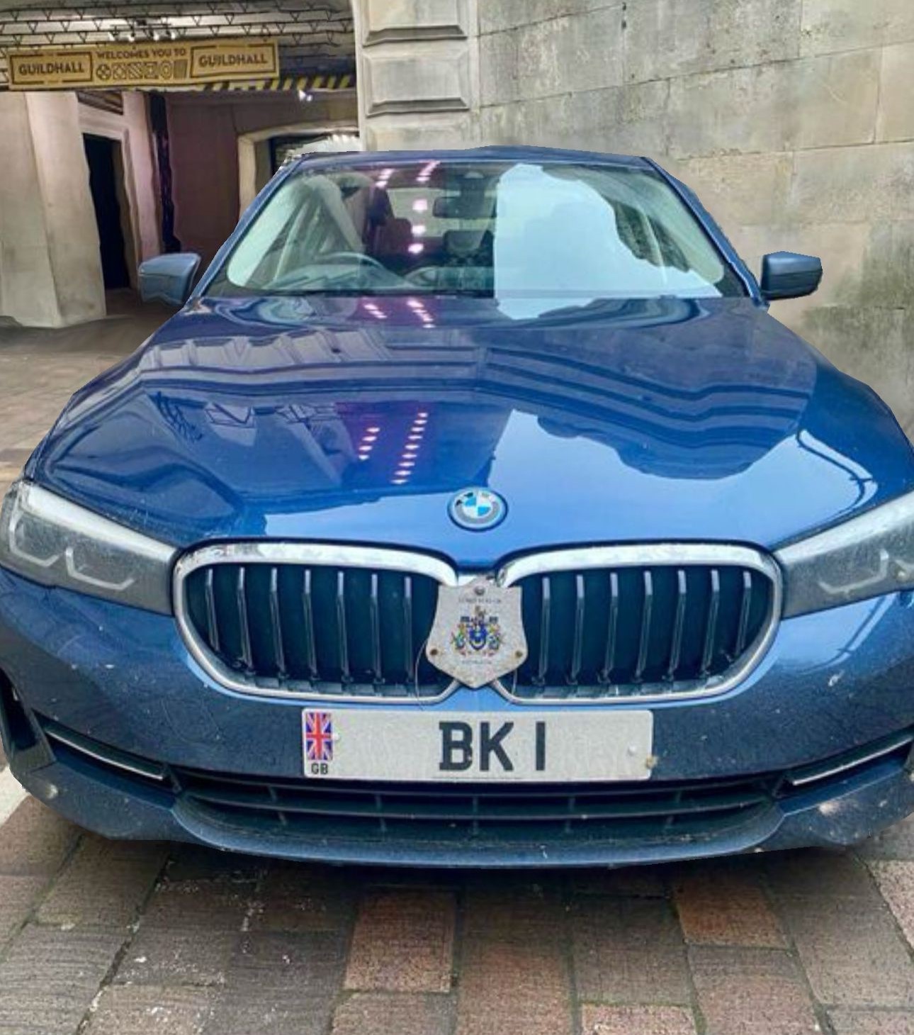 UK Number Plate BK 1