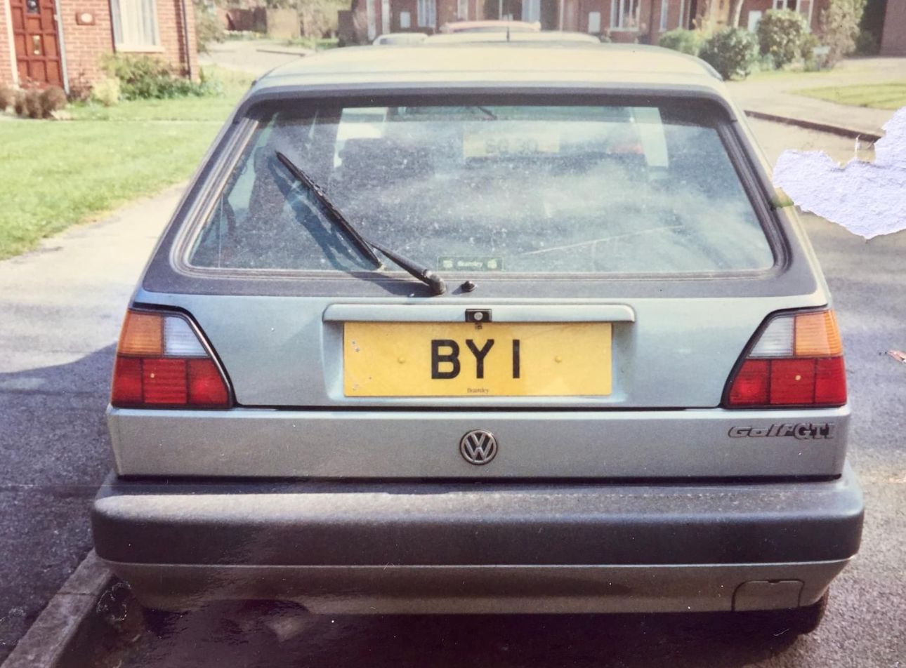 UK Number Plate BY 1