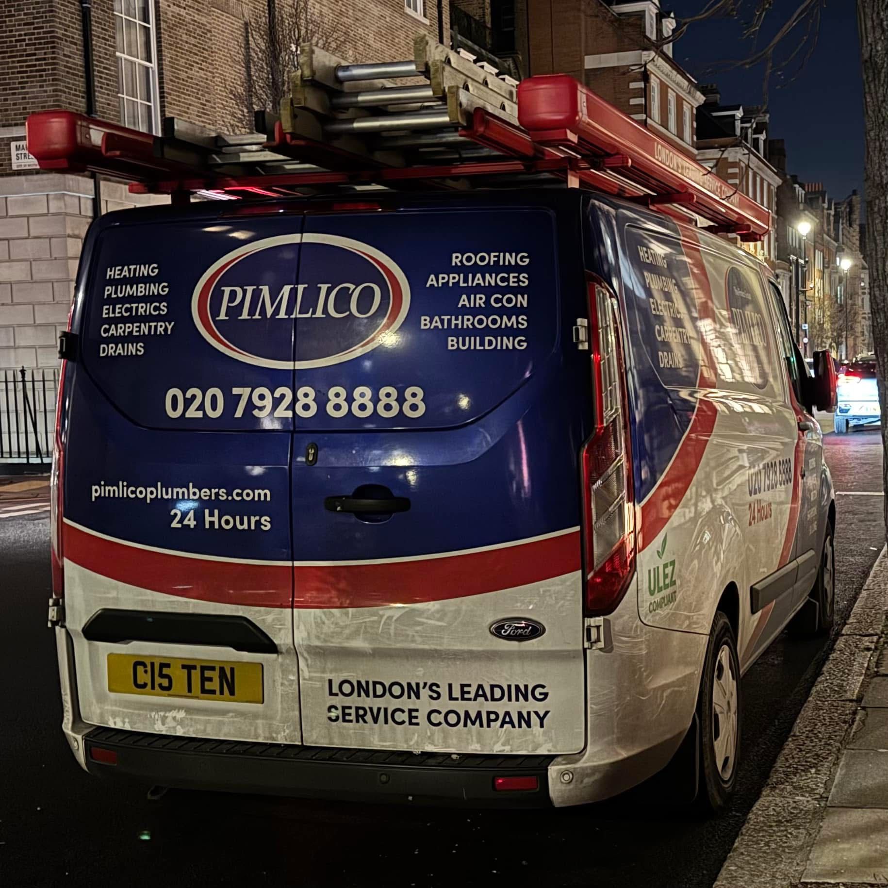 Pimlico Plumbers Number Plate C15 TEN